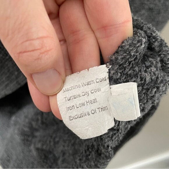 VINTAGE tosani textured knit oversized sweater XL - Picture 7 of 8